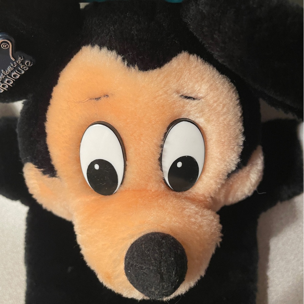 New Vintage 1980's Applause Mickey Mouse Plush Puppet